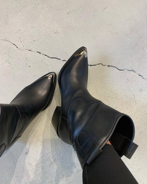 DALLAS SİYAH KISA BOOTIE